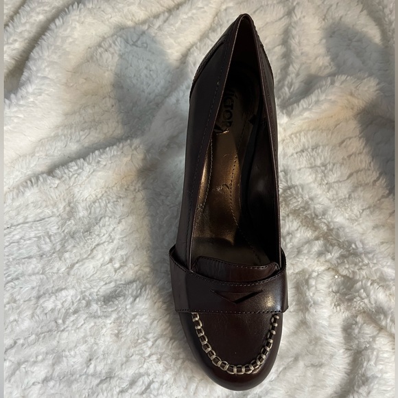 Víctor Alfaro Brown Round Toe Leather Shoes Size 8 - Picture 6 of 9